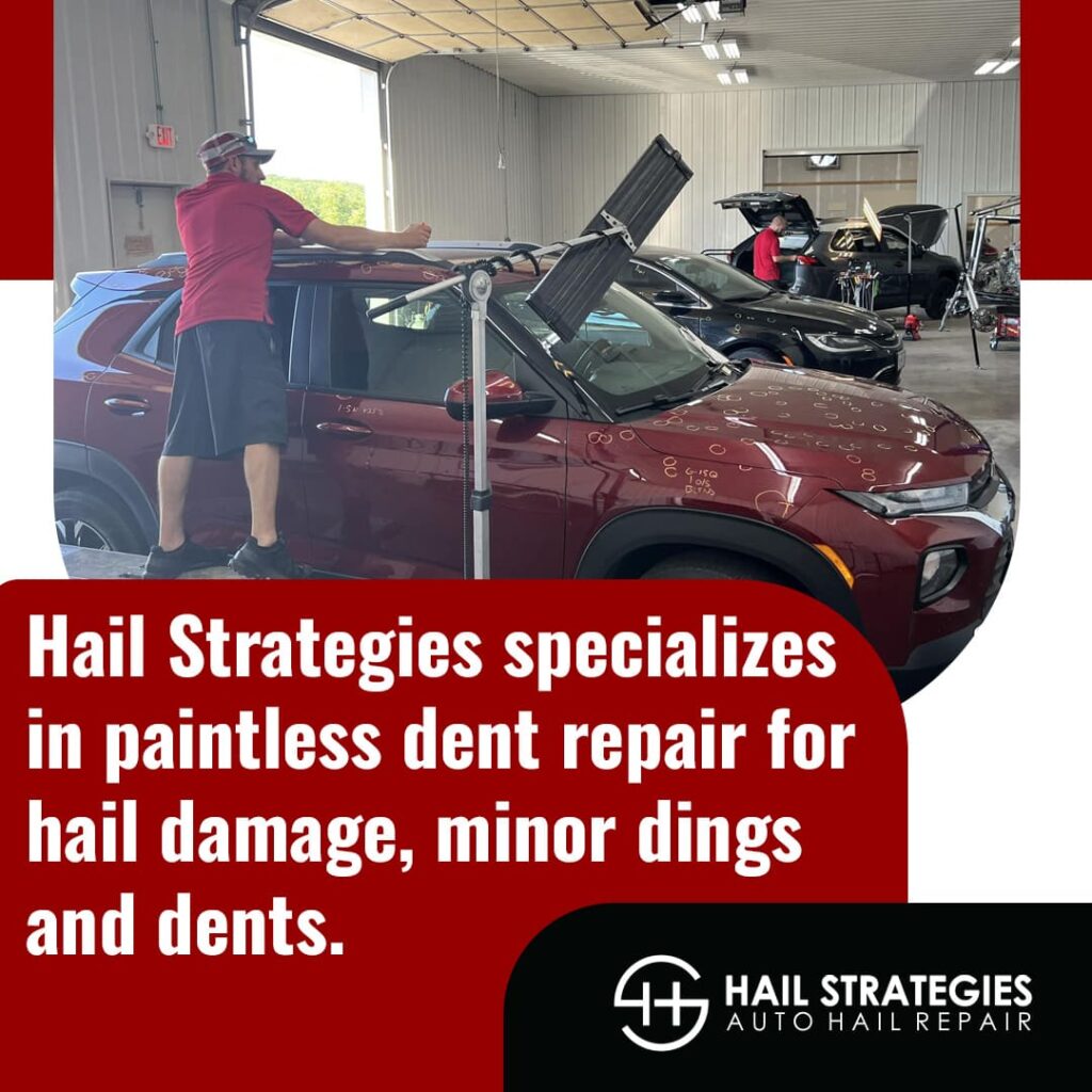 Specializes in PDR for hail damage, minor dings and dents